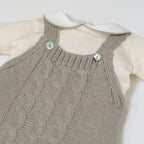 Completo nascita Neonato Ecru BRAIDING 322M/E by BABY LORD