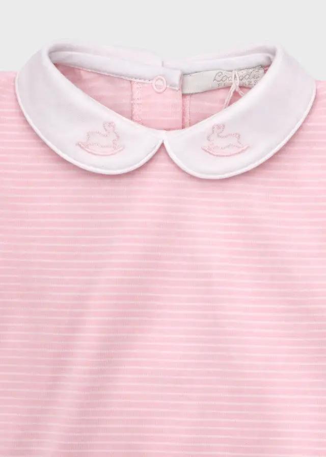 Pagliaccetto Neonata Rosa C63122/R-B by COCCODE'