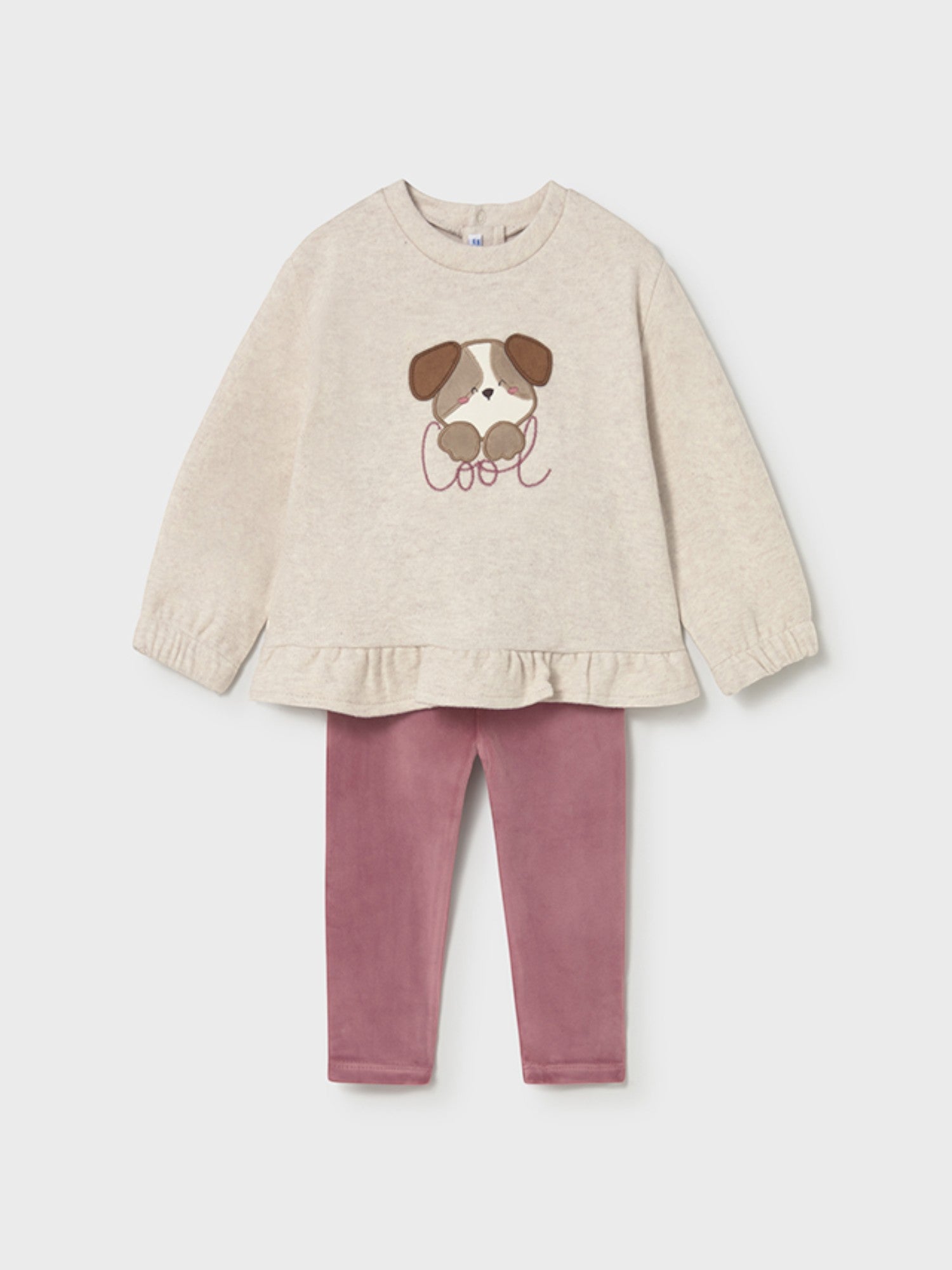 Completo leggings pullover Bimba Rosa 2738/28 -  NANU' BABY
