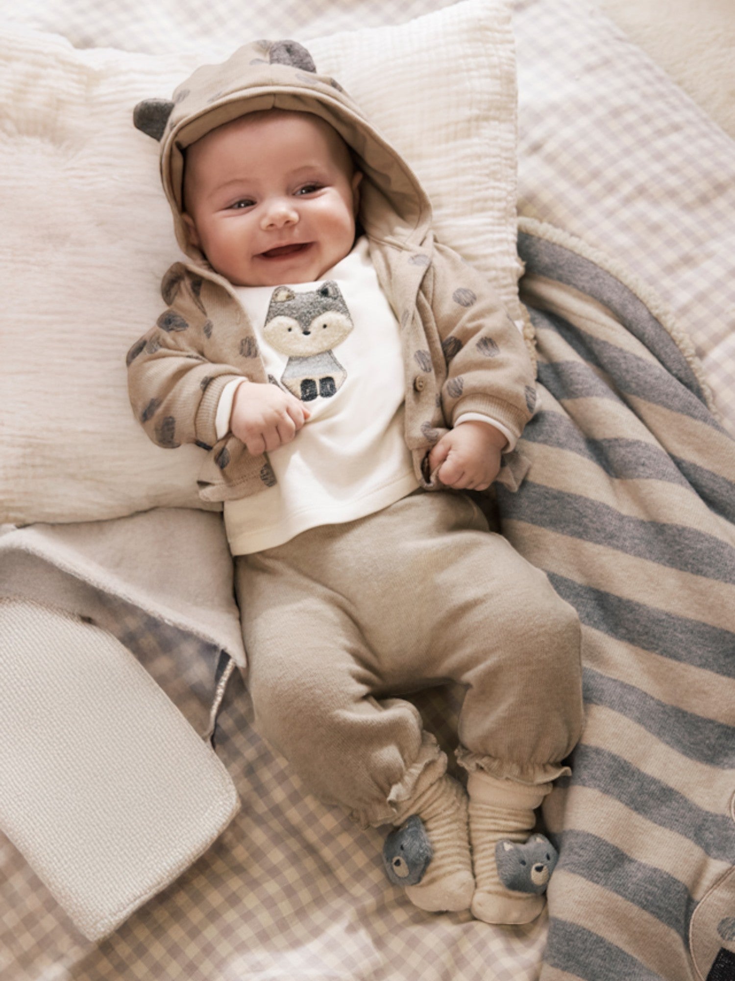 Completo Bimba Beige 2608/14 -  NANU' BABY