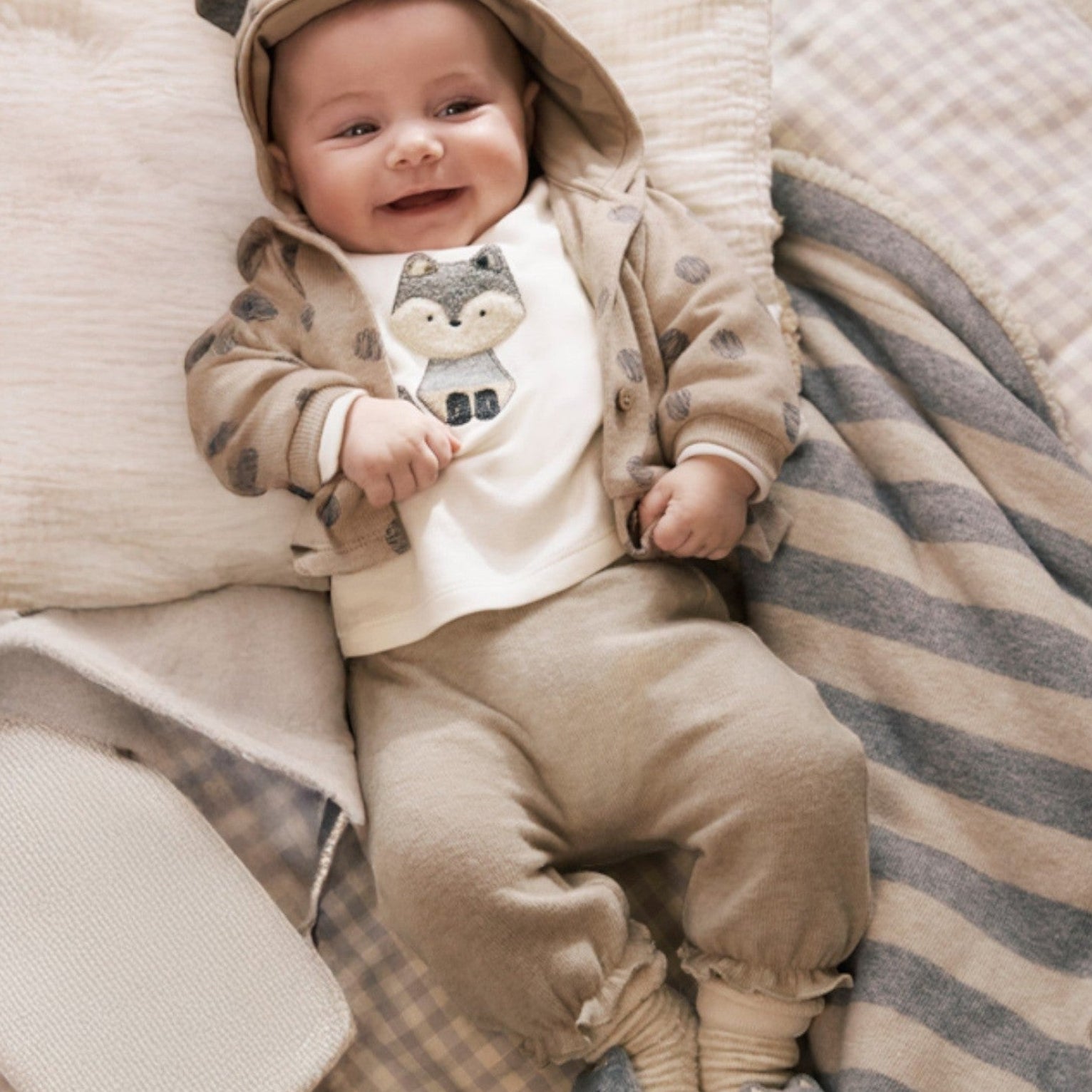 Completo Bimba Beige 2608/14 -  NANU' BABY