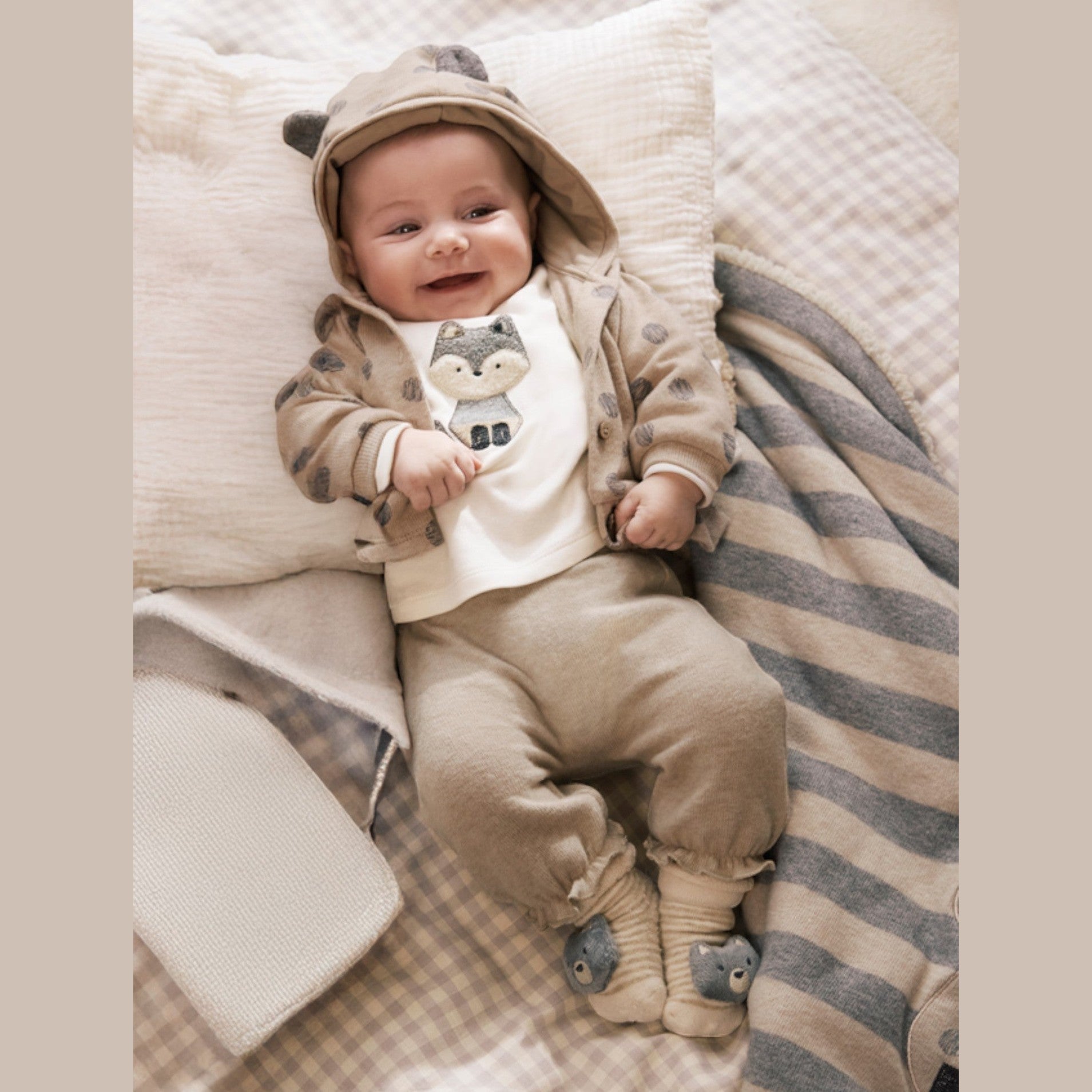 Completo Bimba Beige 2608/14 -  NANU' BABY