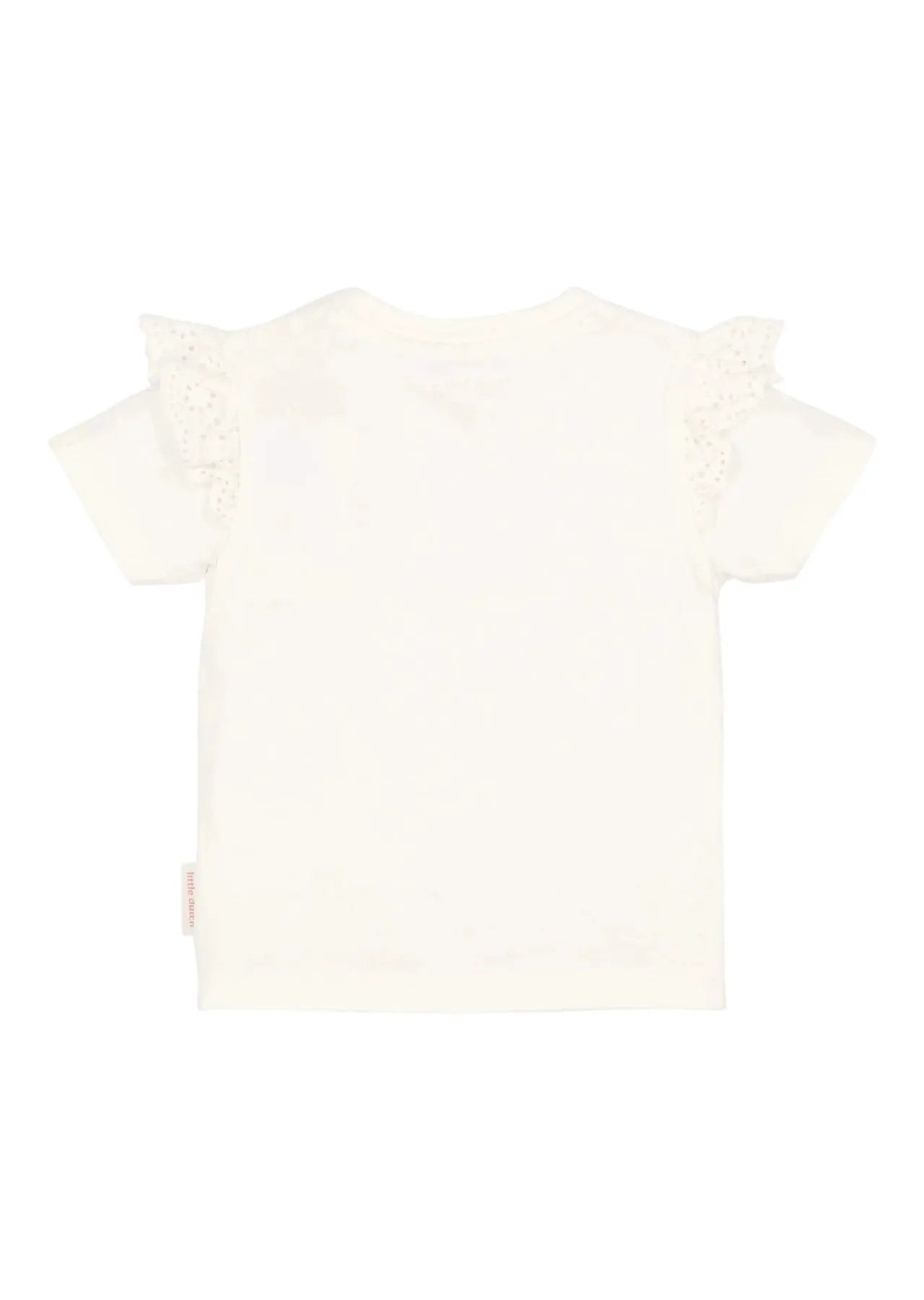 T-shirt Bimba Bianco CL26021202 by LITTLE DUTCH