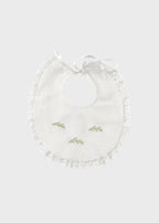 Bavetta Neonata Bianco Cotone Batista ROSSELLA 3124