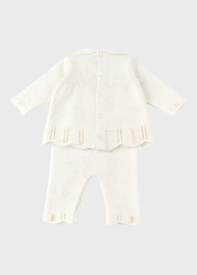 Completo nascita Neonata Bianco FEDERICA/CN by PICCOLA GIUGGIOLA