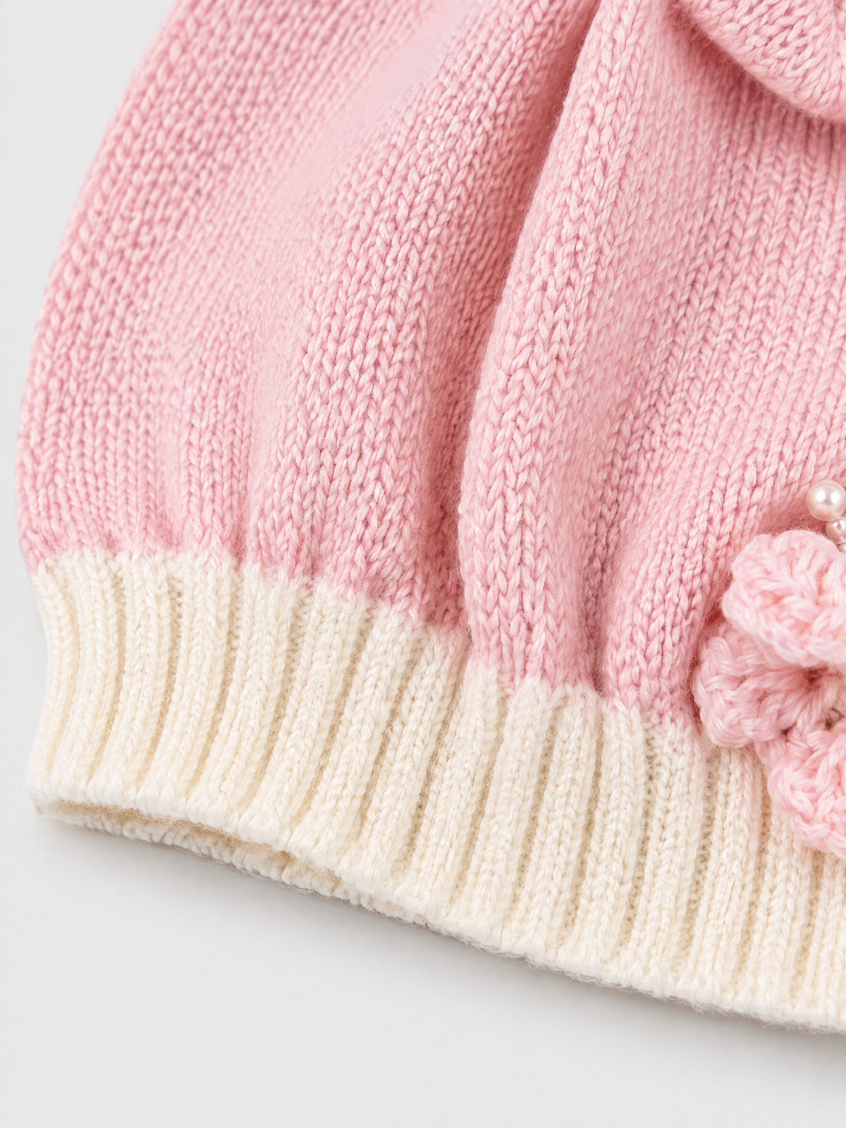 Cuffia Neonata Rosa 8207 by BIMBALO'