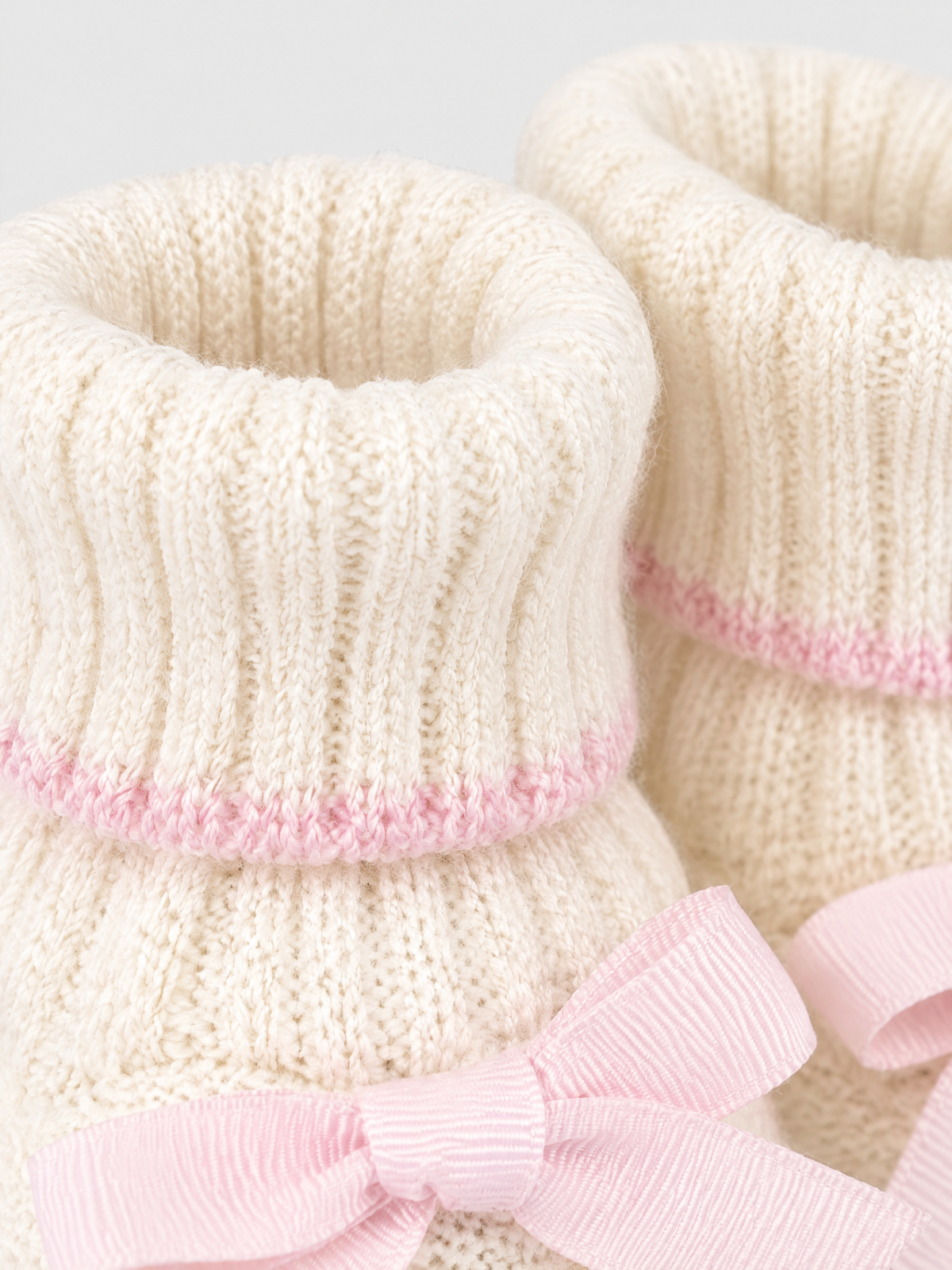 Babbucce Neonato Bianco 8236 by BIMBALO'