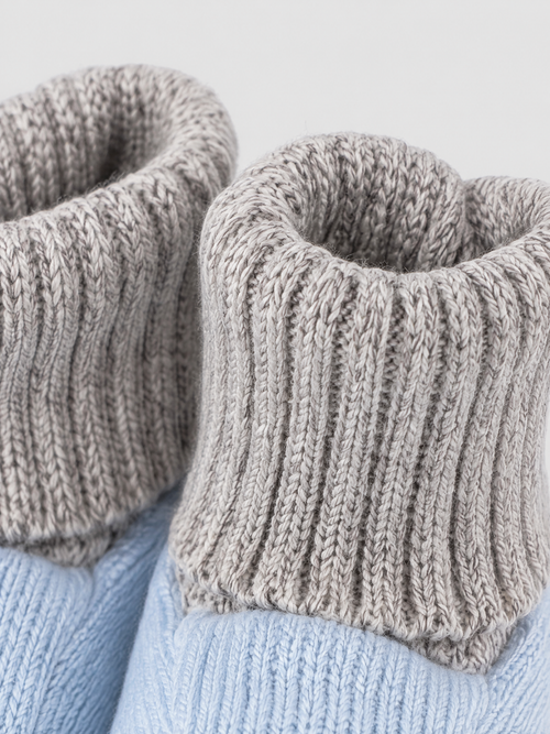 Babbucce Neonato Grigio 8276 by BIMBALO'