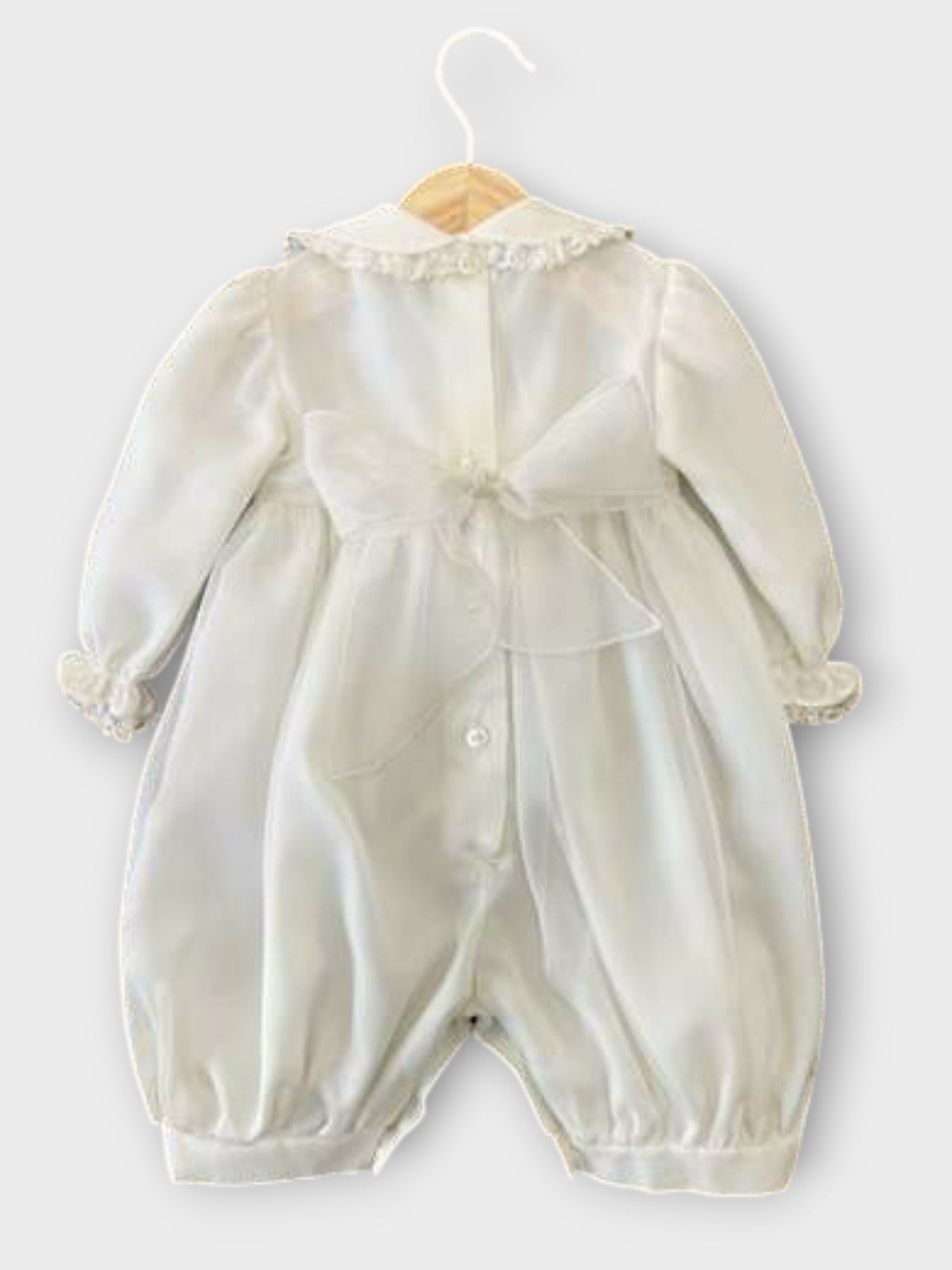Abito Cerimonia Organza Bimbo AVORIO DORA -  NANU' BABY