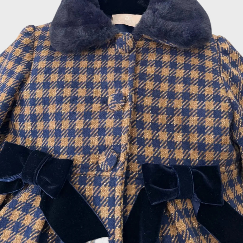 Cappotto Bimba Blu GG41I by GUGU GAGA