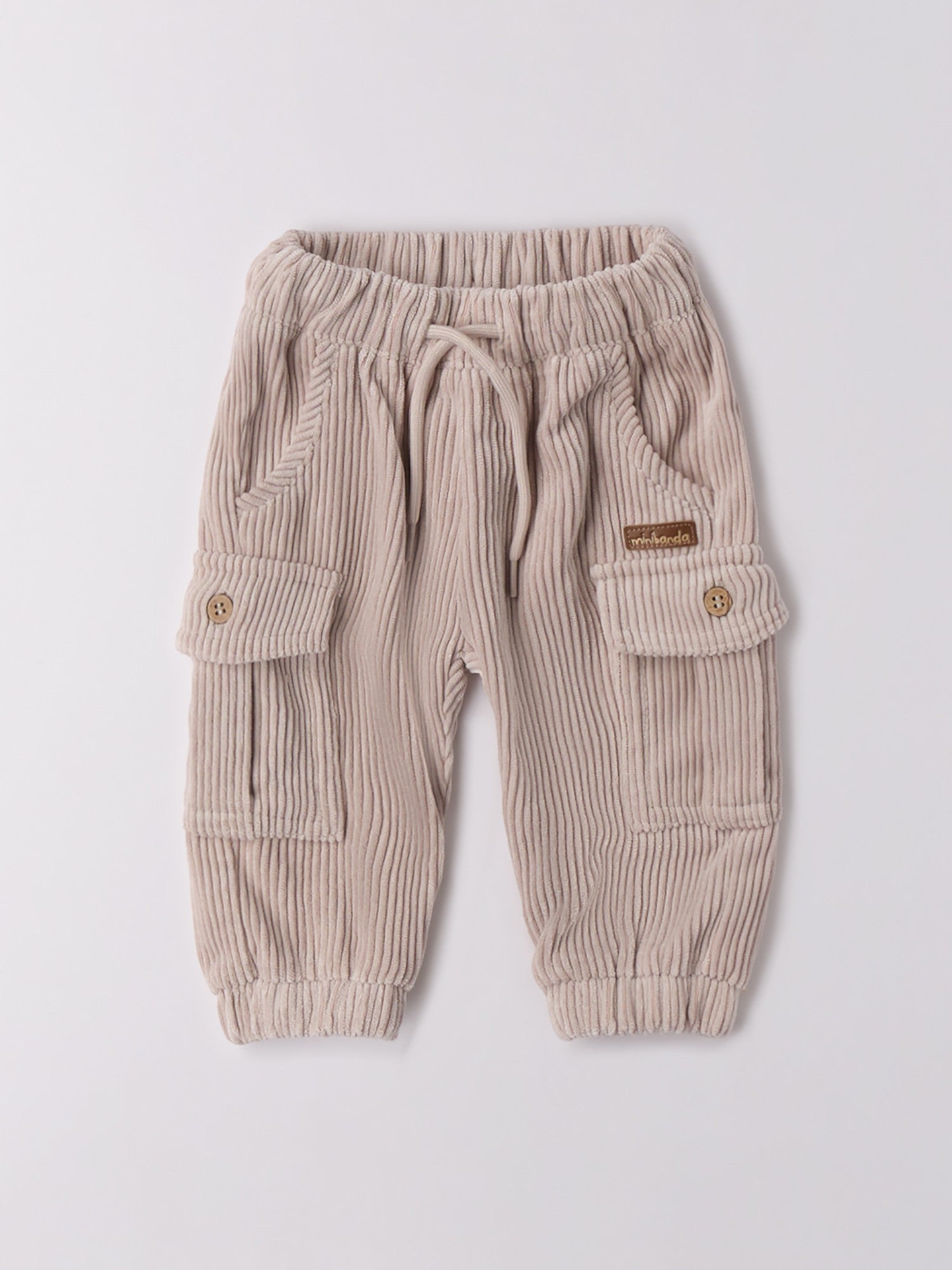 Pantalone Tessuto Navetta Lungo Bimbo TORTORA 3F627/521