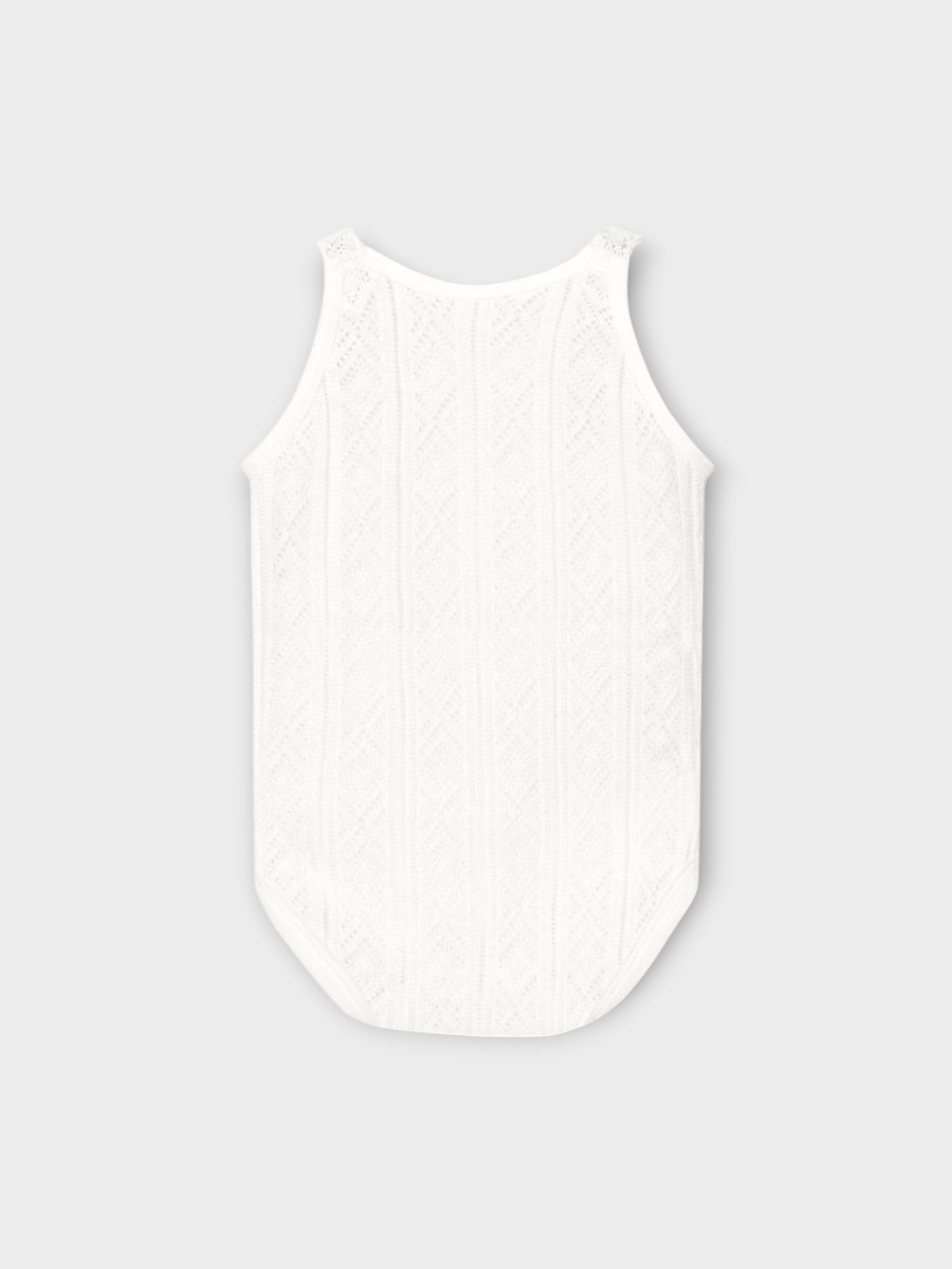 Body Intimo con spalline sottili Neonata BIANCO 1012 -  NANU' BABY