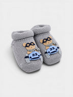 Babbucce Neonato Grigio 30545/N4 by STORY LORIS