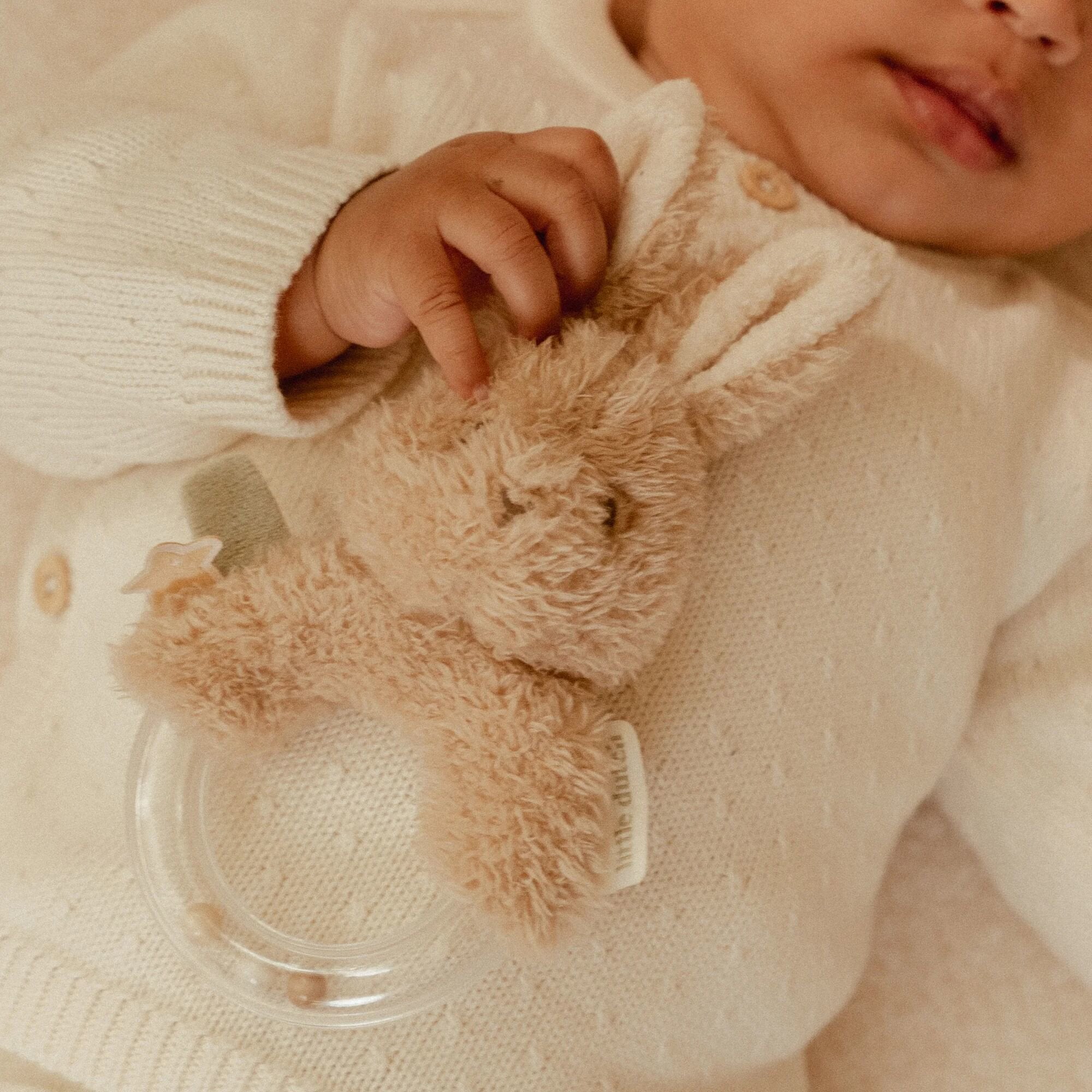 Sonaglio ad anello Bunny  Beige LD8414 -  NANU' BABY