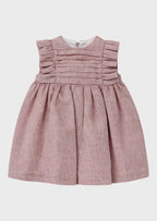 Abito Bimba Rosa L1223 by SARTORIA DEI PICCOLI