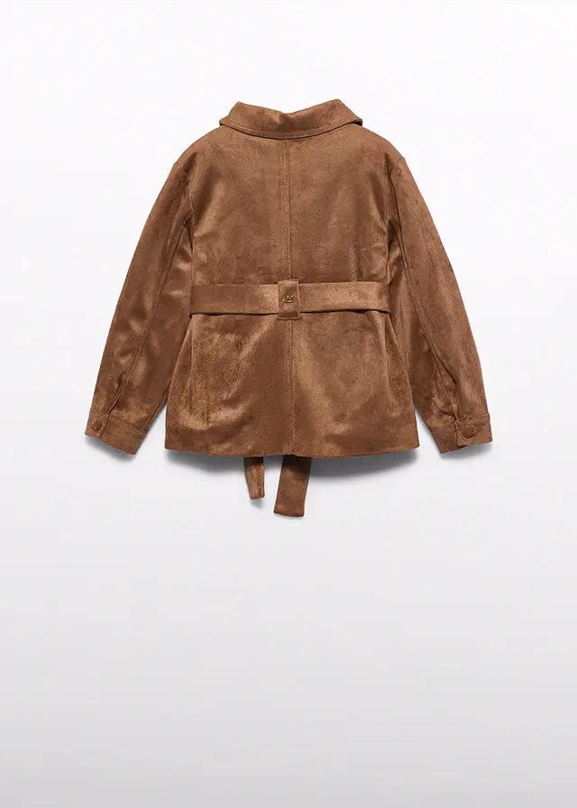 Cappotto Bimba Marrone 5887/5 by ABEL & LULA