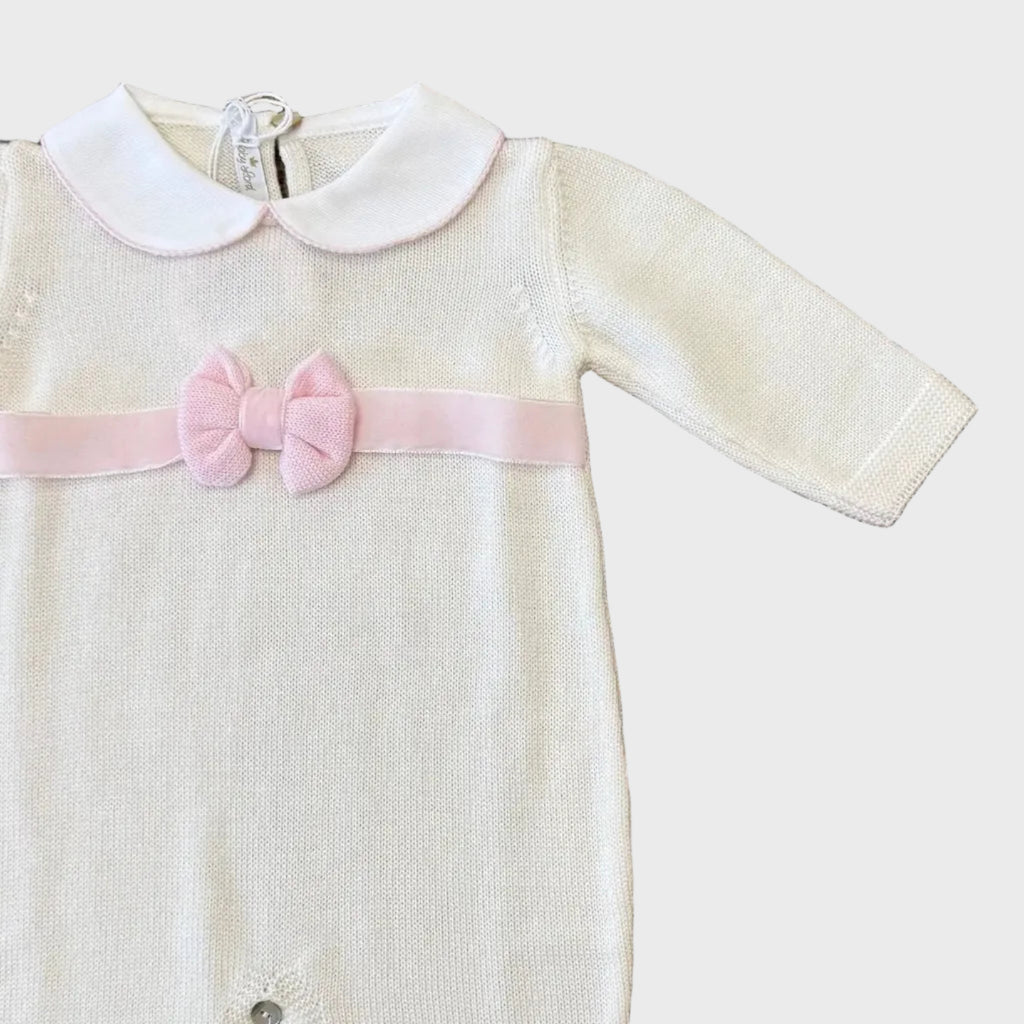 Tutina Neonata Panna DOPPIO FIOCCO 347 by BABY LORD