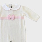 Tutina Neonata Panna DOPPIO FIOCCO 347 by BABY LORD