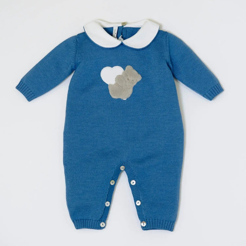 Tutina Neonato Blu TEDDY LOVE 334/I by BABY LORD