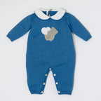 Tutina Neonato Blu TEDDY LOVE 334/I by BABY LORD