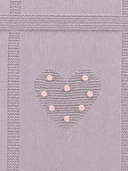 Coperta Neonata Tortora LOVE FLOWER 143/T by BABY LORD