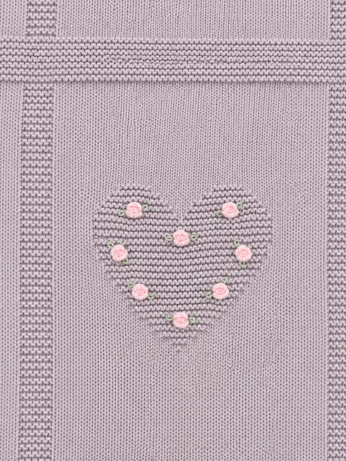 Coperta Neonata Tortora LOVE FLOWER 143/T by BABY LORD