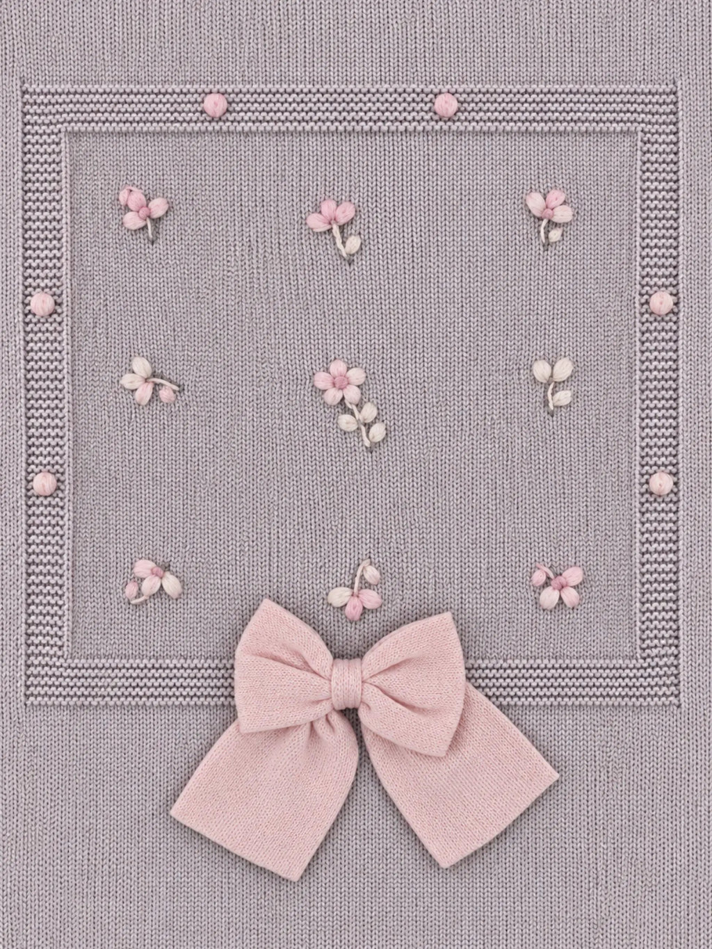 Coperta Neonata Avorio FIORI 132/S by BABY LORD