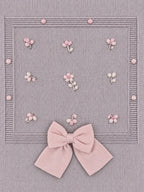 Coperta Neonata Avorio FIORI 132/S by BABY LORD