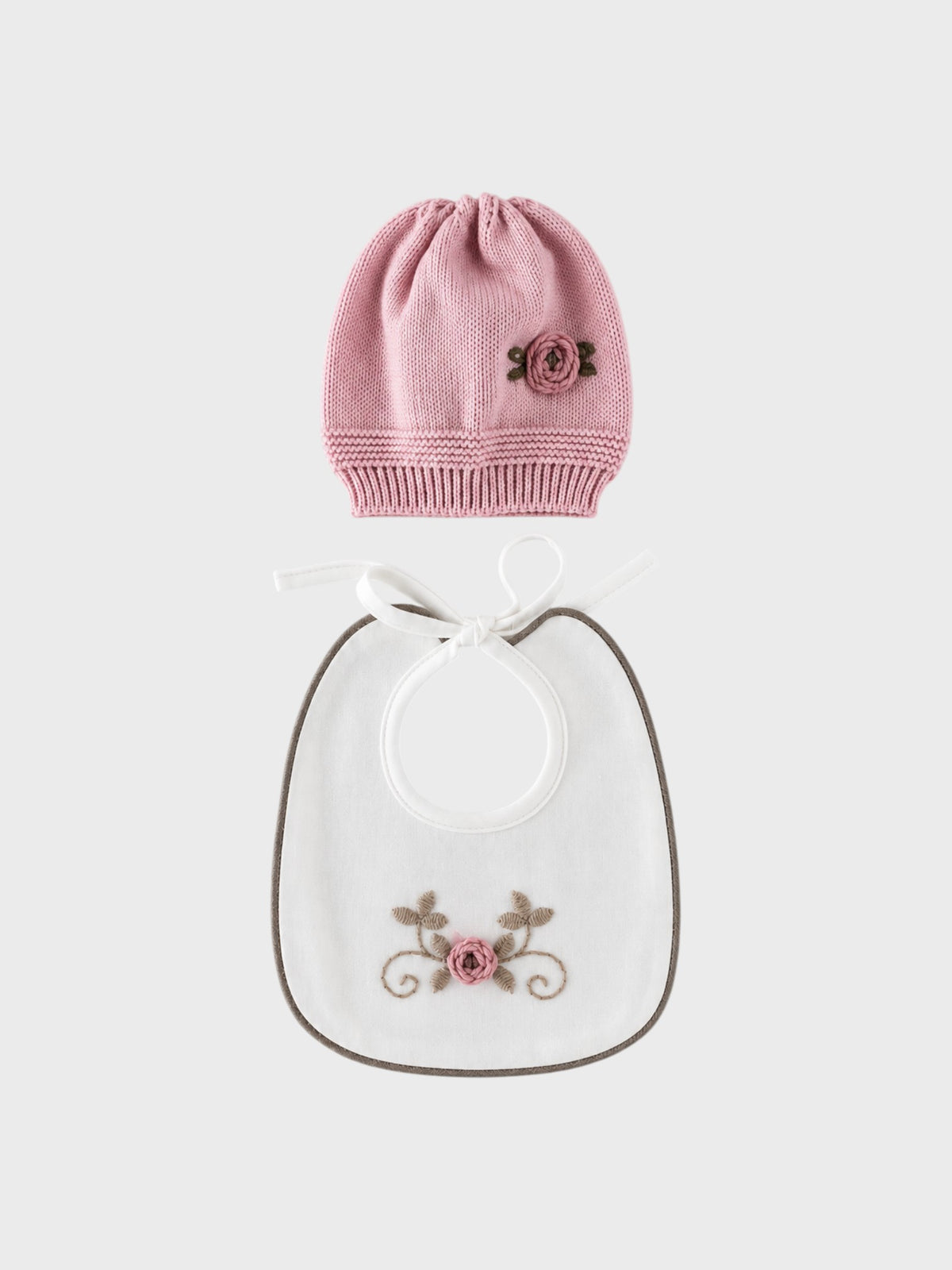Cuffia Neonata Rosa LR1109