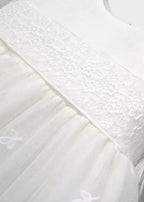 Abito Cerimonia Bimba Bianco EV300ML by MARLU'