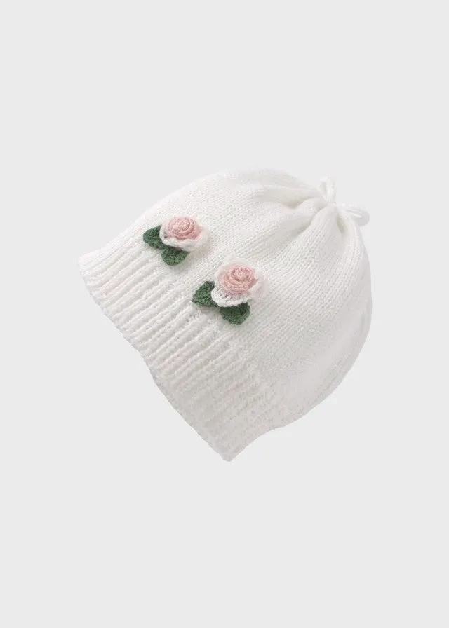 Cuffia Neonata Bianco DELIZIA/CU by PICCOLA GIUGGIOLA
