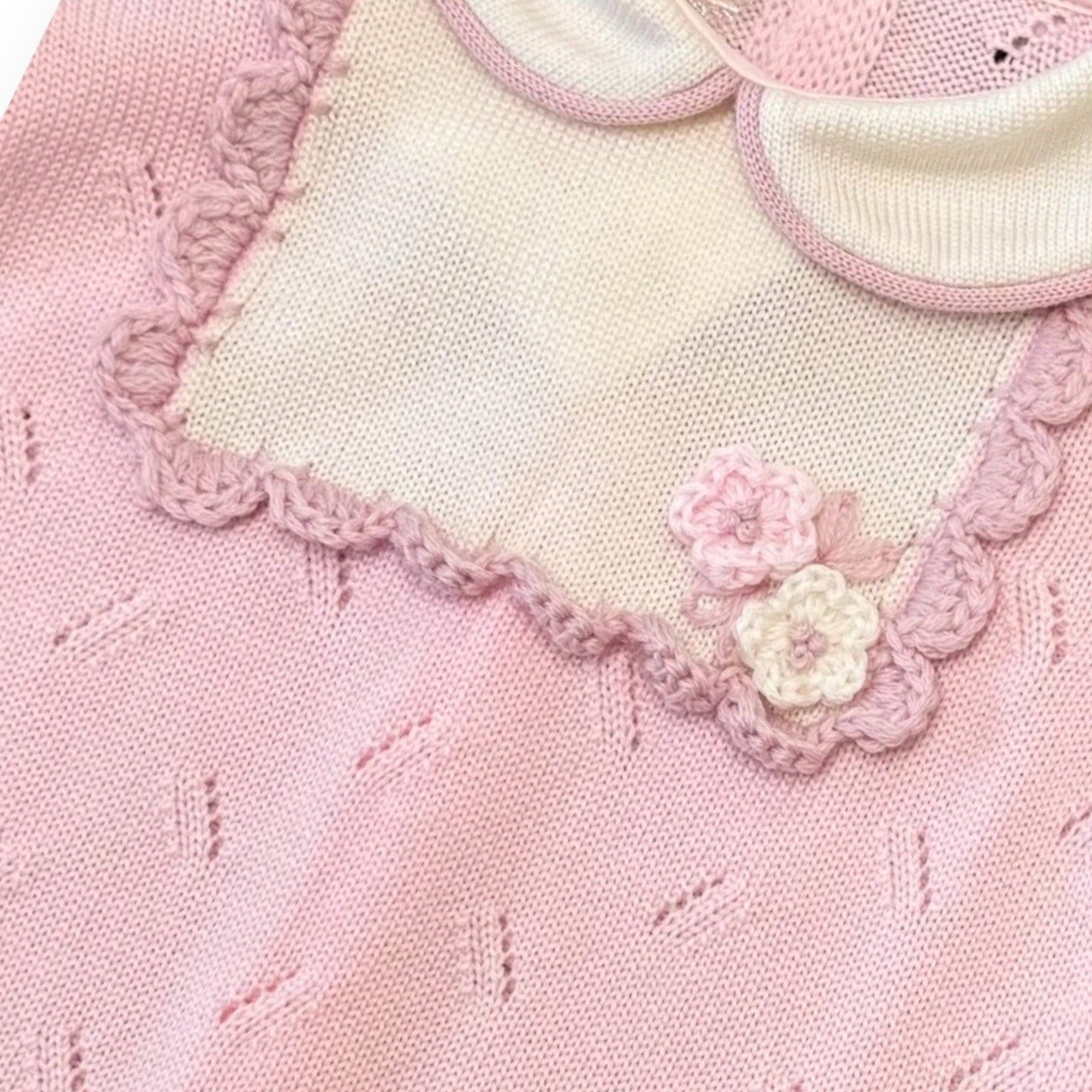 Completo Nascita Neonata Rosa Fiore 7782