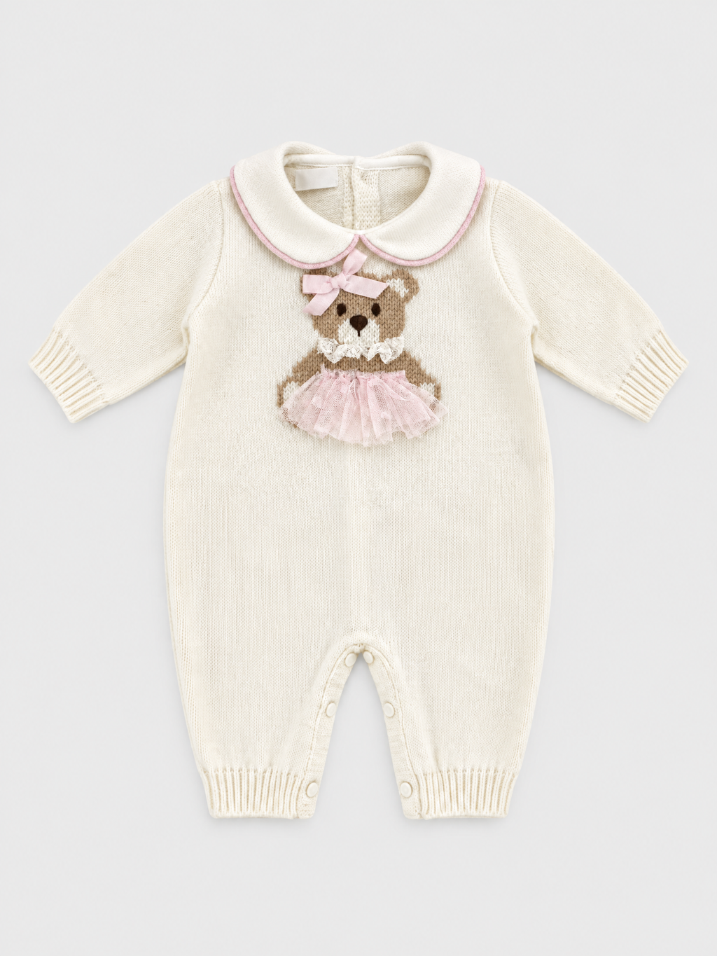 Tutina Neonato Bianco 8232 by BIMBALO'