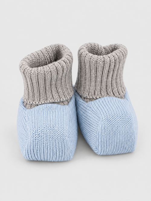 Babbucce Neonato Grigio 8276 by BIMBALO'