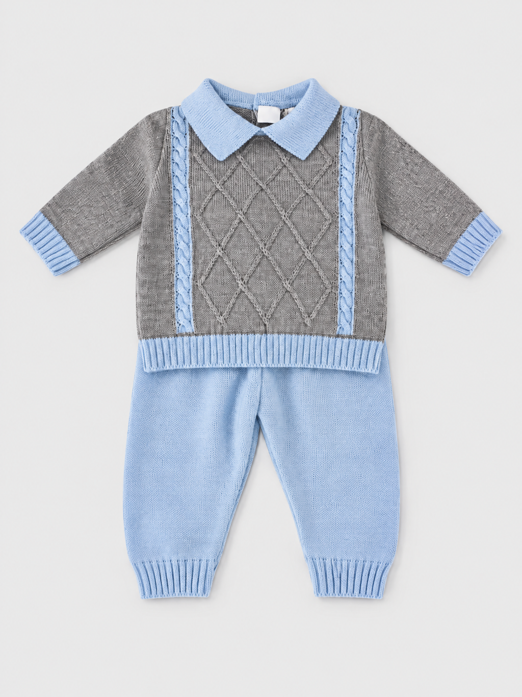 Completo nascita Neonato Grigio 8273 by BIMBALO'