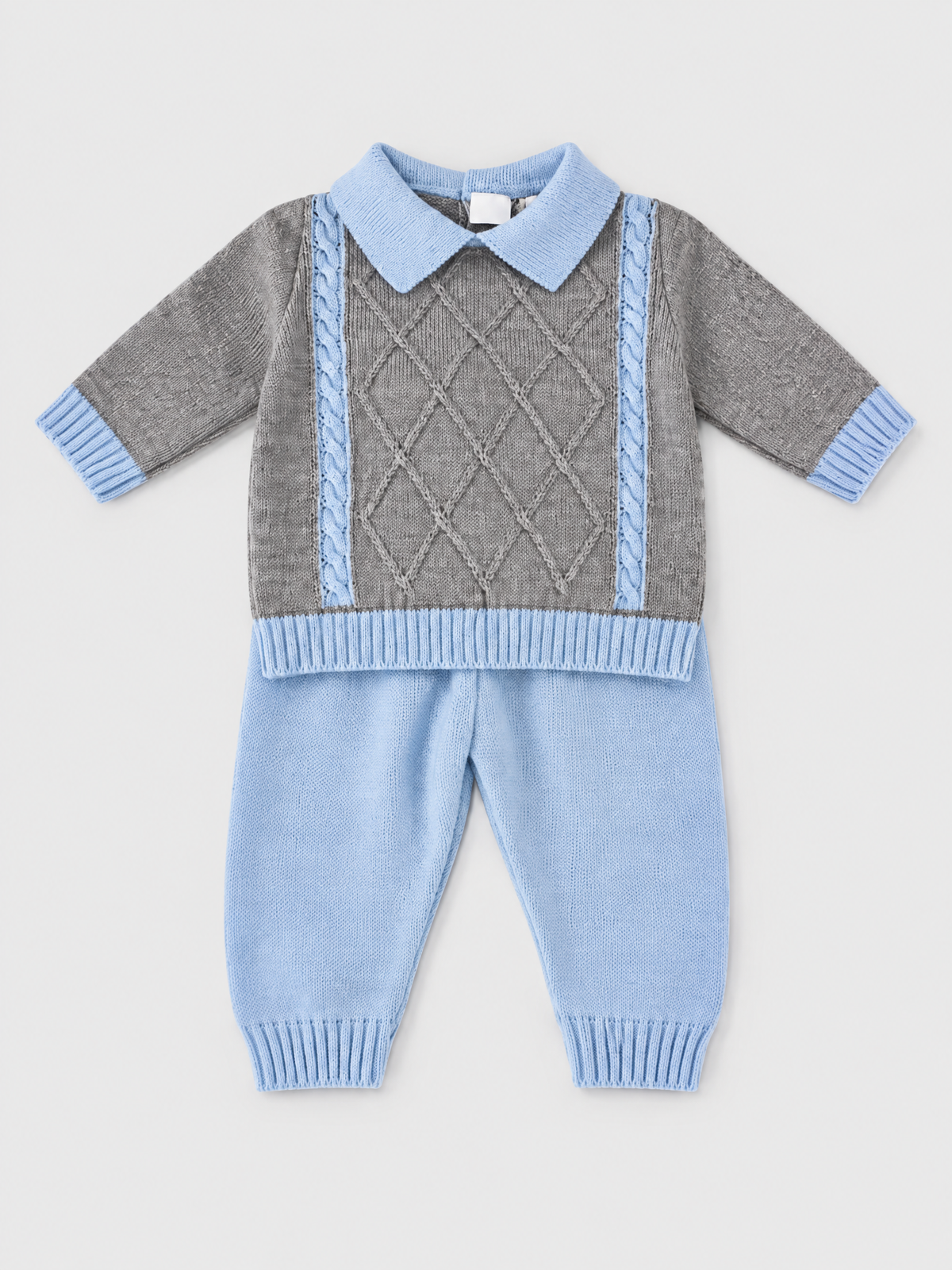 Completo nascita Neonato Grigio 8273 by BIMBALO'