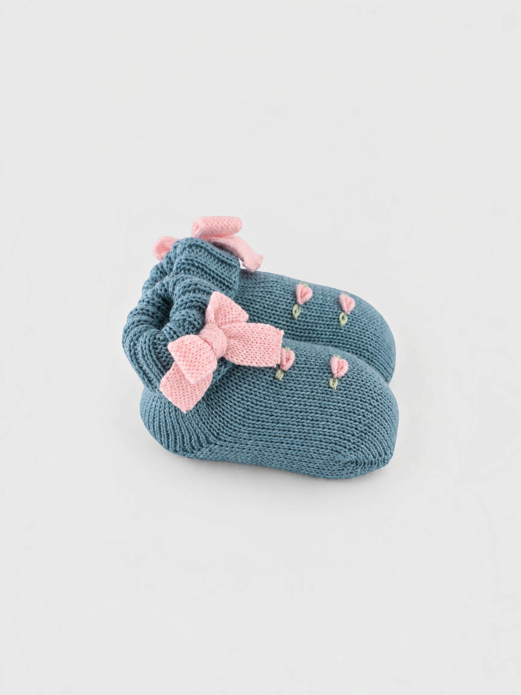 Babbucce Neonata Verde LOVE FLOWER 700
