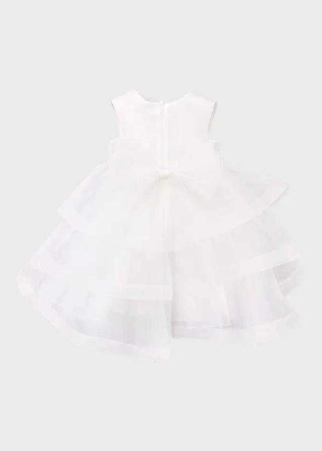 Abito Cerimonia Bimba Panna Poliammide 7630