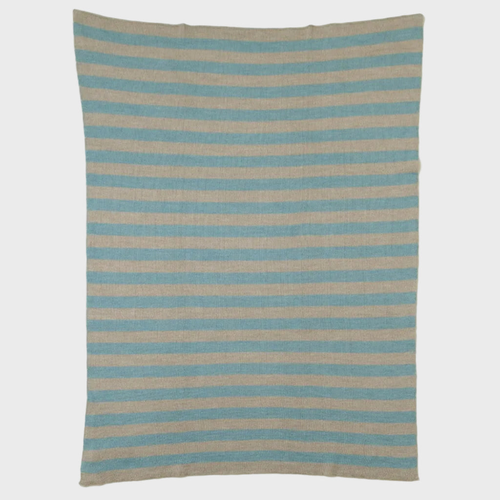 Coperta Neonato Verde RIGHE 109 by BABY LORD