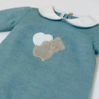 Tutina Neonato Verde TEDDY LOVE 334 by BABY LORD