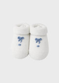 Babbucce Neonato Bianco NODINI 754 by BABY LORD