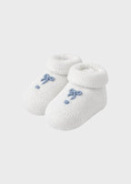 Babbucce Neonato Bianco NODINI 754 by BABY LORD