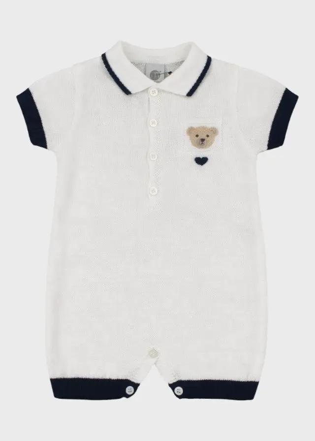 Tutina Neonato Bianco EK6015 by MARLU'