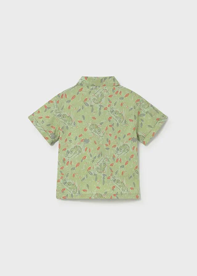 Camicia Bimbo Verde 1114/32 by MAYORAL