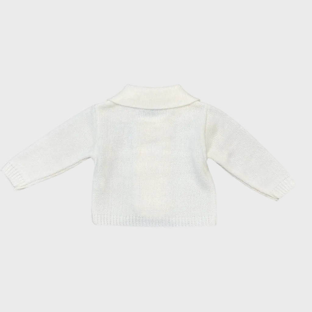 Giacca Cerimonia Bimbo Bianco 3/878 by PONTO POR PONTO