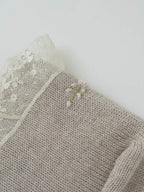 Cuffia Neonata Tortora CLAUDIA/CU-T by PICCOLA GIUGGIOLA