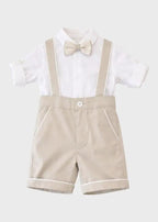 Completo Cerimonia Bimbo Beige 7673/B by BIMBALO'