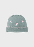 Cuffia Neonata Verde MARGHERITE 667/V by BABY LORD