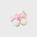 Babbucce Neonata Panna DOPPIO FIOCCO 722 by BABY LORD