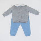 Completo nascita Neonato Grigio CAVALLINO/522 by BABY LORD
